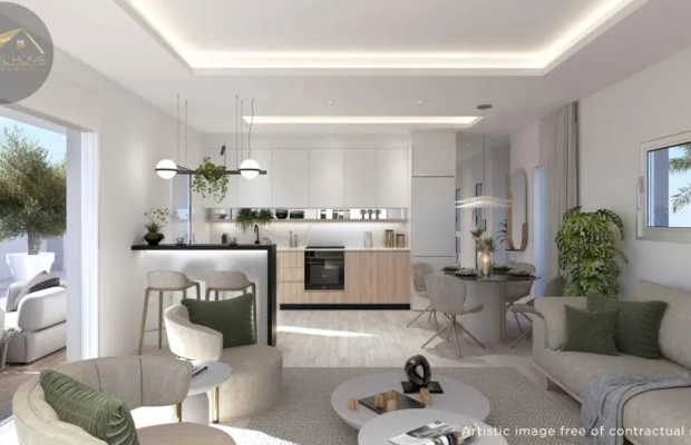 Apartament z dużym tarasem 800 m od plaży