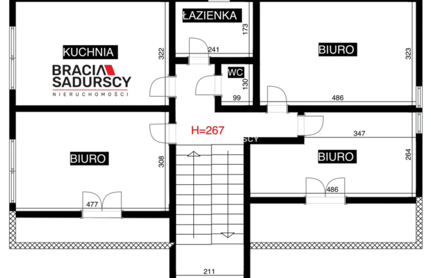 Przestronny lokal usługowy 270 m² – Zakopiańska