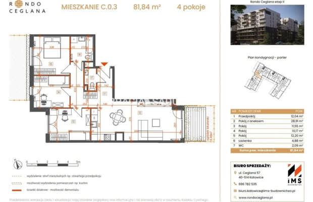 Katowice-mieszkania z widokiem na zieleń i miasto!