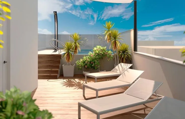 Nowy apartament 190 metrów od plaży w Torevieja