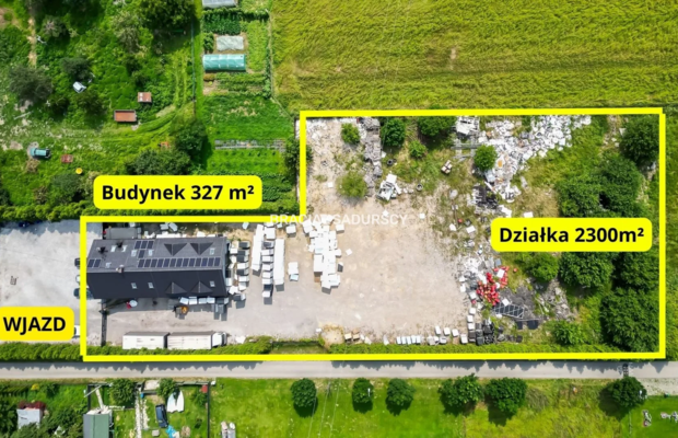 Budynek pod siedzibę firmy obrzeża Krakowa 