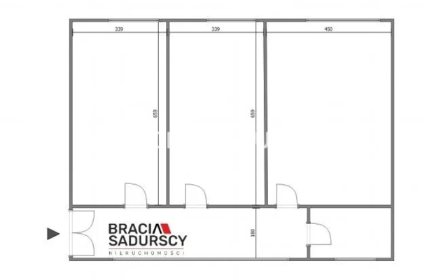 Bronowice, parter, 95 m2 biur + parking
