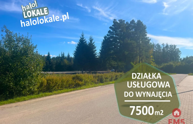 Działka do wynajęcia w świetnej lokalizacji