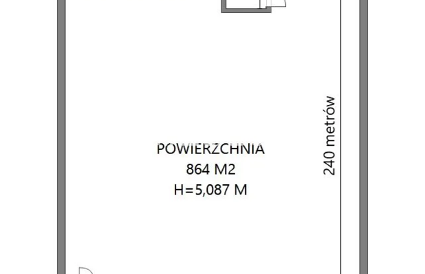 Hala mag. - prod. pow. 860 m2 w centrum Proszowic!