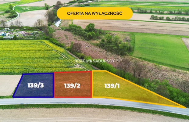 30 ar działek budowlanych, gm. Czernichów 