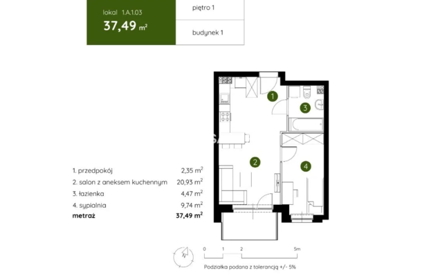Smart Apartament na Prądniku Białym blisko Zieleni