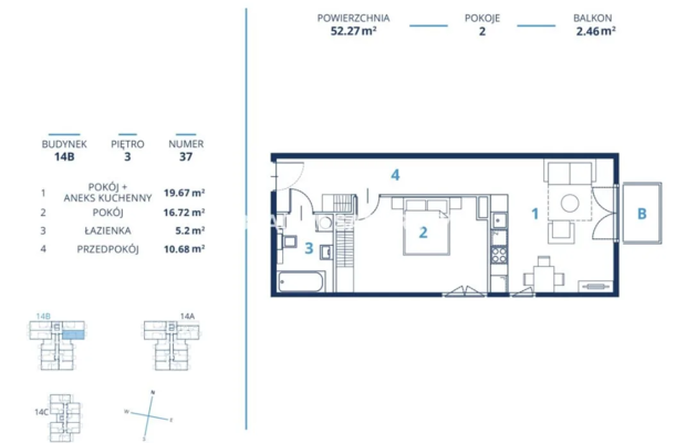 Gotowa inwestycja - metraże od 39 m2, Kraków