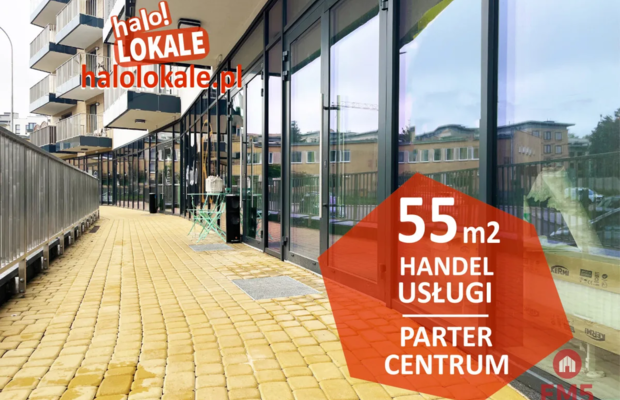 Nowy lokal 54m2 parter, centrum