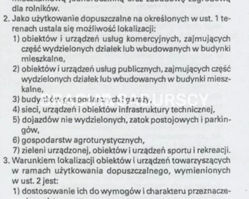 Działki budwlane o pow.  900 m2 w Jerzmanowich