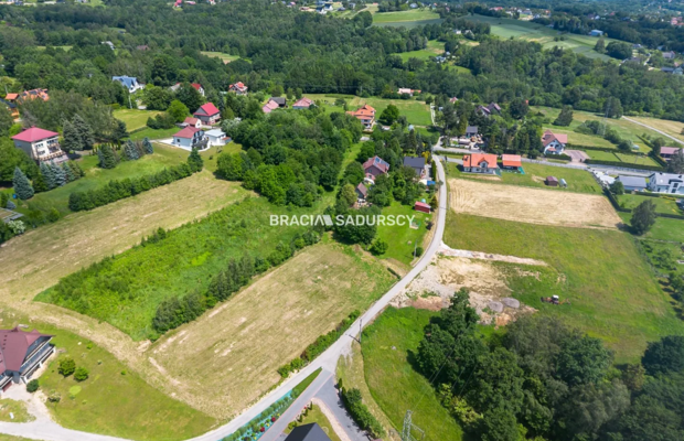 Działka widokowa w Byszynac 13 arów gm.Wieliczka