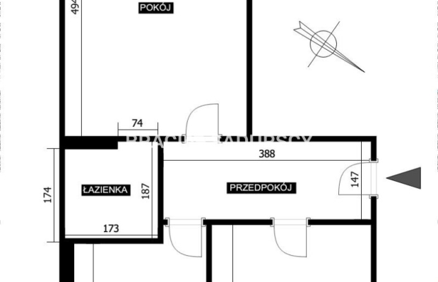 2 pokoje  2 min od Galerii Kazimierz | Grzegórzki