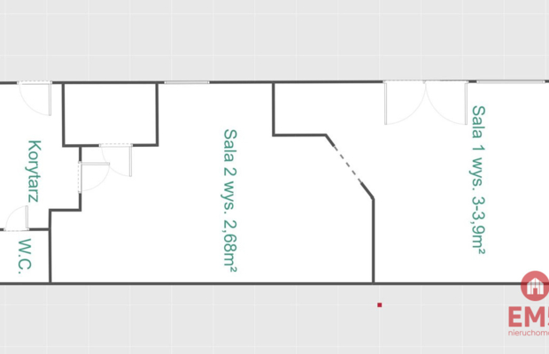 Pawilon usługowo-handlowy 70 m2