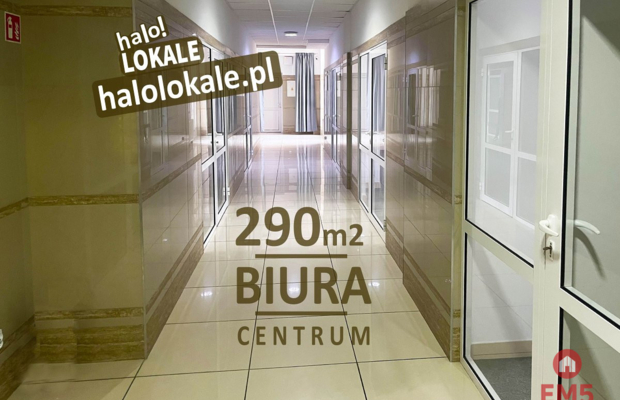 Powierzchnie biurowe 290 m2 Centrum