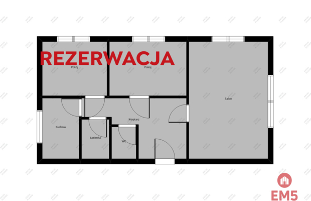 3 pokoje, 54 m2 w centrum Czarnej Białostockiej