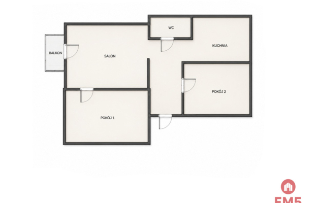 3 pokoje | 48,2 m² | Po kapitalnym remoncie