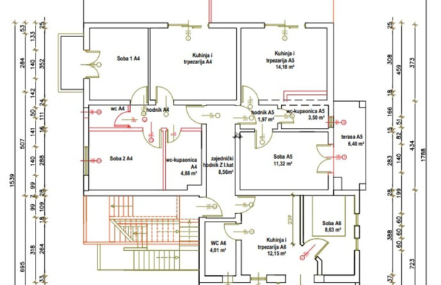 Chorwacja Pag apartament 3 pokoje