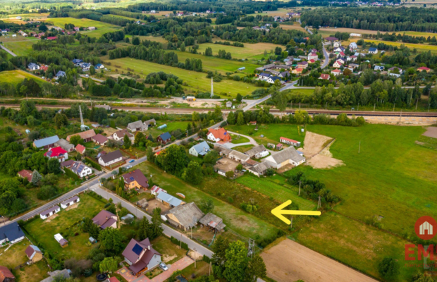 Działka pod lasem, blisko Białegostoku.
