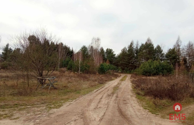 działka pod lasem blisko Białegostoku ze stawem