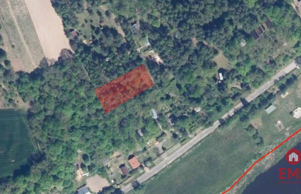 Działka rekreacyjna nad Narwią