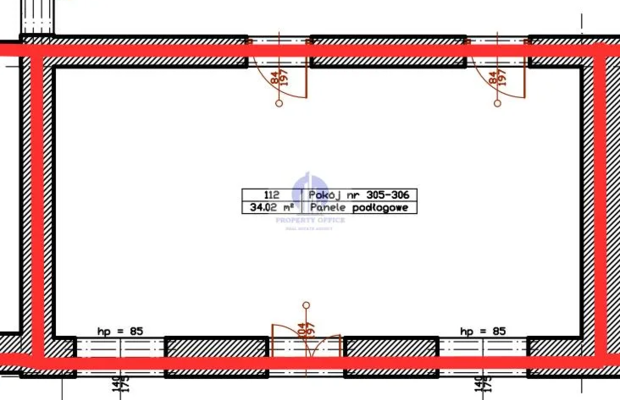 Mokotów: biuro 34,02m2 do wynajęcia