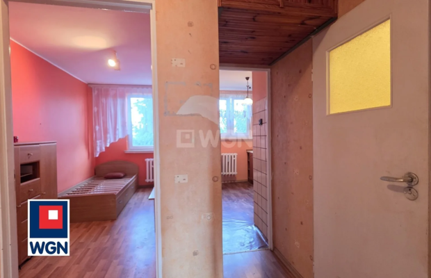 Przemków, mieszkanie, 3 pokoje, sprzedam 169 000zł.  
  
Na sprzedaż mieszkanie znajdujące się na I piętrze w bloku.  
  
W skł