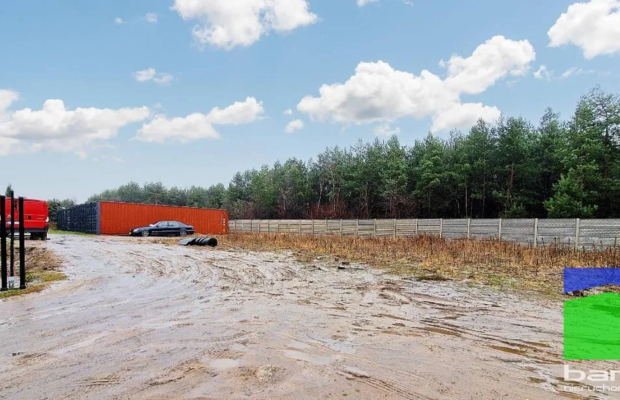 Widzew - działka do wynajęcia 1100 m2 kontenery