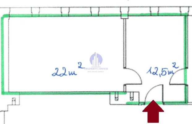 Wola: lokal biurowy 34,50 m2 do wynajęcia