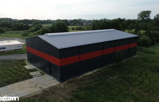 Hala produkcyjna - magazynowa 1008 m2 SUWNICA 9 m FV23%