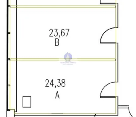 Śródmieście: lokal biurowy 48,05 m2 do wynajęcia