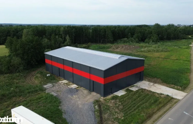 Hala produkcyjna - magazynowa 1008 m2 SUWNICA 9 m FV23%