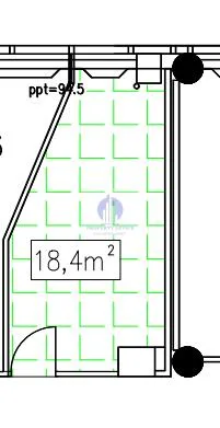 Mokotów: lokal biurowy 20,24 m2 do wynajęcia