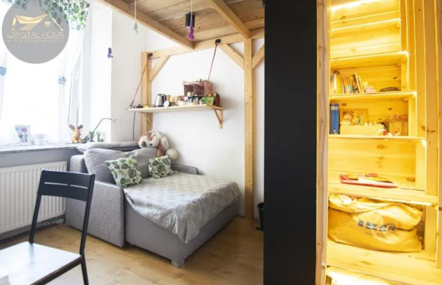 71m2 parter, 3 pokoje z antresolami