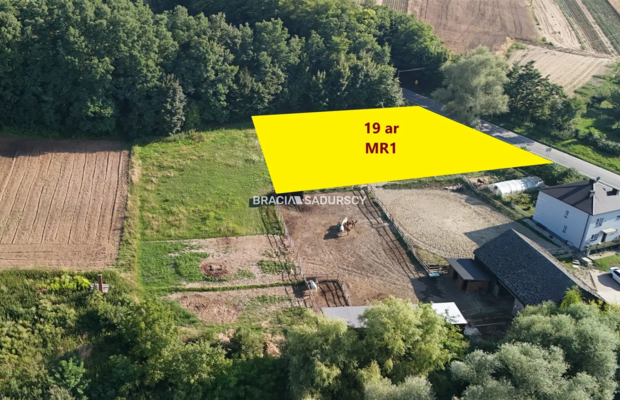 Na sprzedaż działka budowlana – 19 arów
