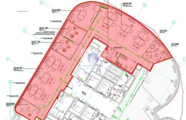 Śródmieście: lokal biurowy 253,35m2 do podnajmu