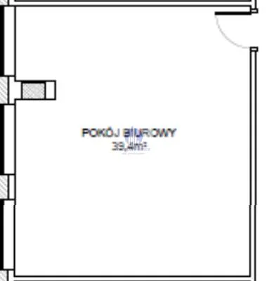 Mokotów: lokal biurowy 46,40 m2 do wynajęcia