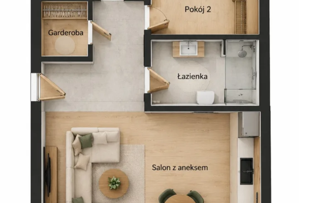 Apartament premium z kinem domowym – Młynowa
