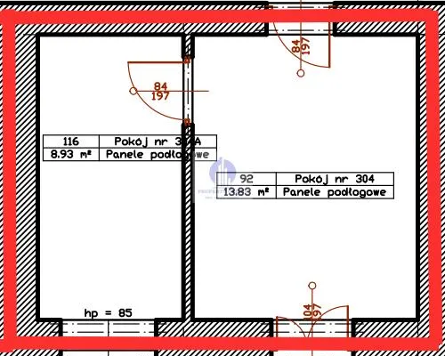 Mokotów: lokal biurowy 22,76 m2 do wynajęcia