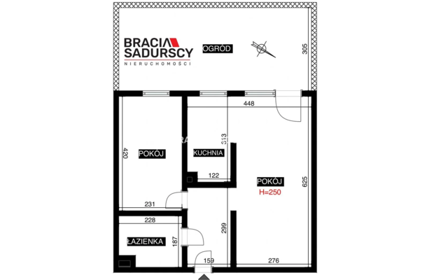 APARTAMENT Z OGRÓDKIEM  41,63 m² - GRZEGÓRZKI - TARASY WIŚLANE  

 Cena: 850 000 zł wraz z komórką lokatorską. 

 Na sprzedaż k