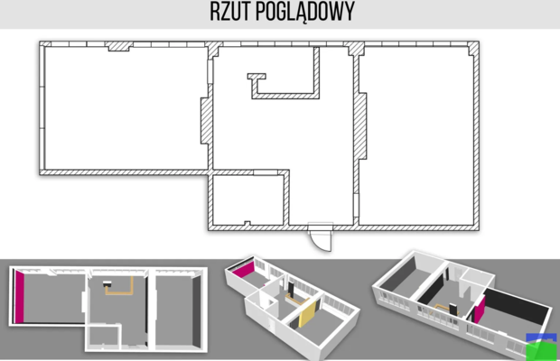 Górna / Dąbrowa - lokal o pow. 98 m2 I piętro