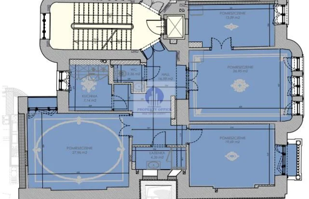 Śródmieście: biuro 118,39 m2 do wynajęcia