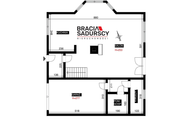 Bibice/Dom z Garażem i Tarasem 150m do Wejścia