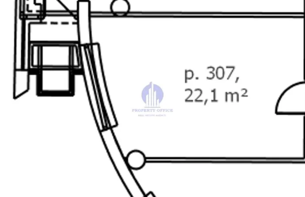 Wola: lokal biurowy 22,10m2 do wynajęcia