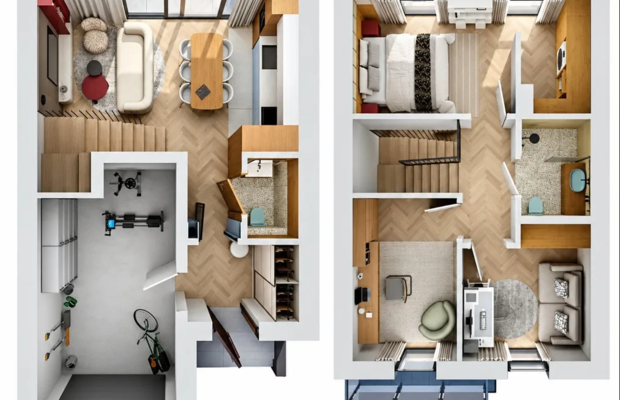 Szeregówka 78 m² | Dojlidy | Pompa ciepła