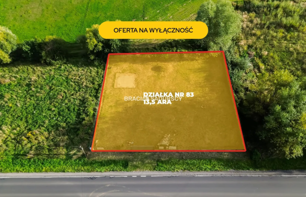 Działka usługowa Łuczyce