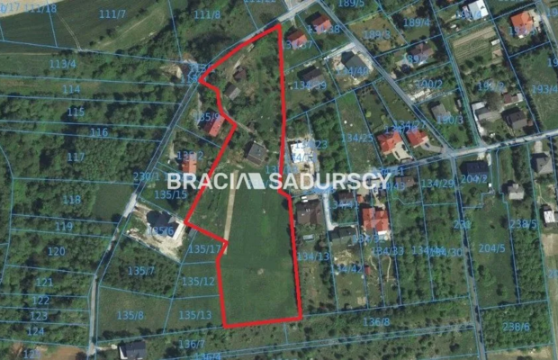 Brzozówka, gm. Zielonki 1,1ha + media