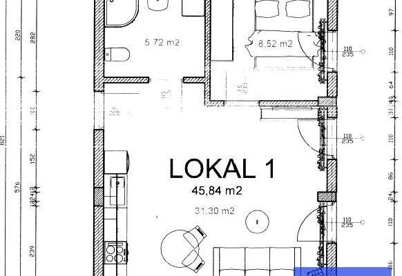 Pabianice - na sprzedaż M3 wykończone "pod klucz"