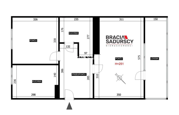 2 POKOJE | 52 m² | BALKON | OSOBNA KUCHNIA |