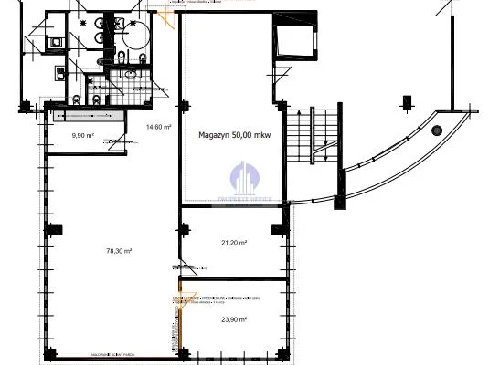 Warszawa Ursynów : lokal biurowy 155,60m2 do wynajęcia