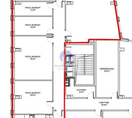 Mokotów: lokal biurowy 135,25 m2 do wynajęcia