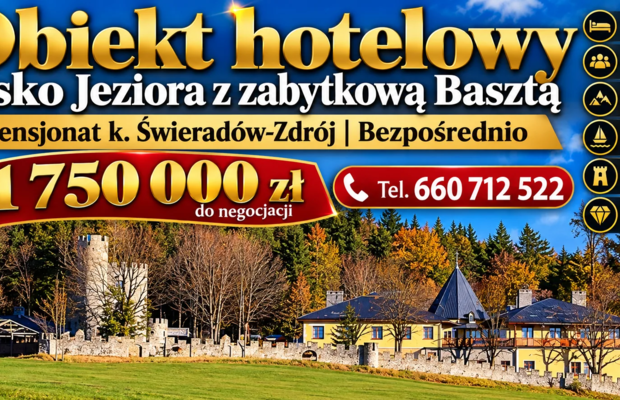Obiekt hotelowy blisko Jeziora z zabytkową Basztą | Pensjonat k. Świeradów-Zdrój | Bezpośrednio